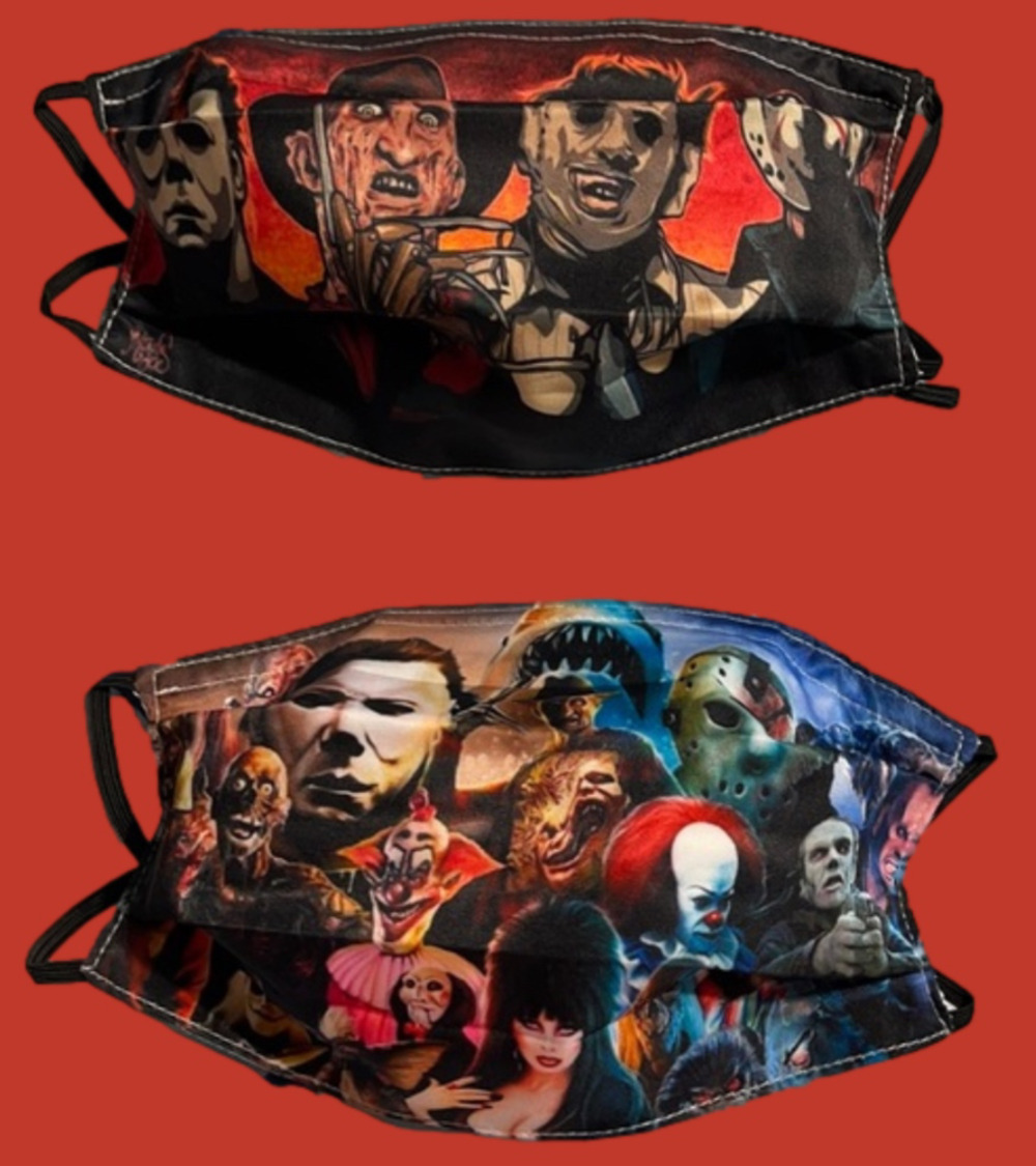 New set/2 Horror movie characters face masks